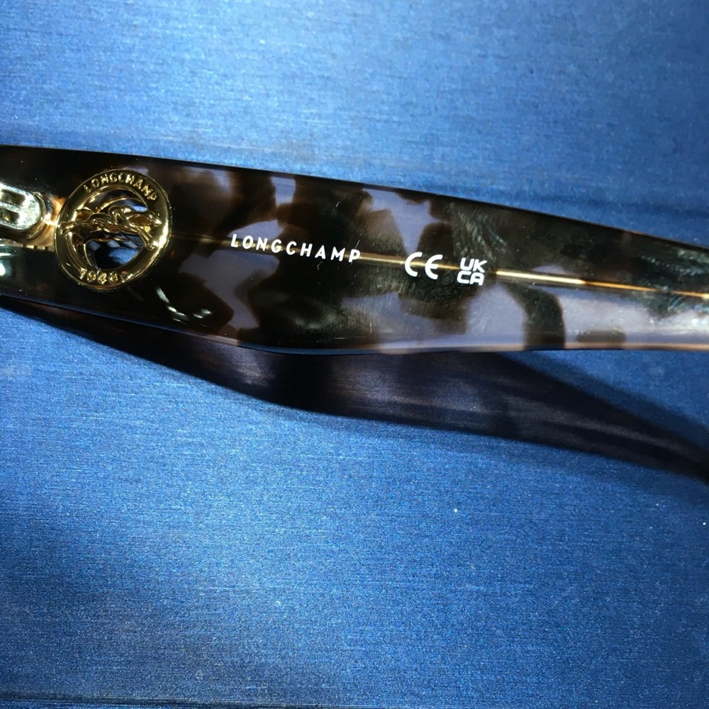 LONGCHAMP HAVANA EYEGLASSES FRAMES TORTOISE SHELL w/CASE Demo Len or Script IN - Picture 6 of 15